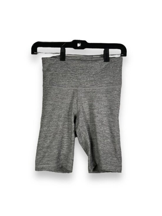 Pants - Active Go-Dry Heather Gray Biker Shorts - "Violet"